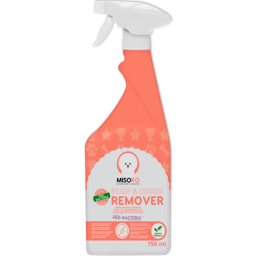 Misoko Stain and Odour Remover smaku un traipu noņēmējs dzīvnieku videi 750 ml